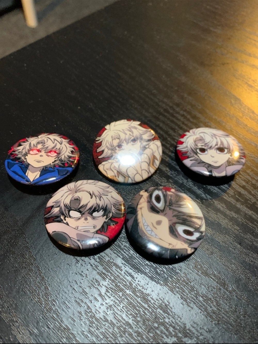 Anime Rudo Gachiakuta Character Pin Button Set - 5 Piece